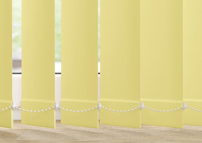 Trinity (Blackout), Daffodil Yellow - Vertical Blind - Image 4